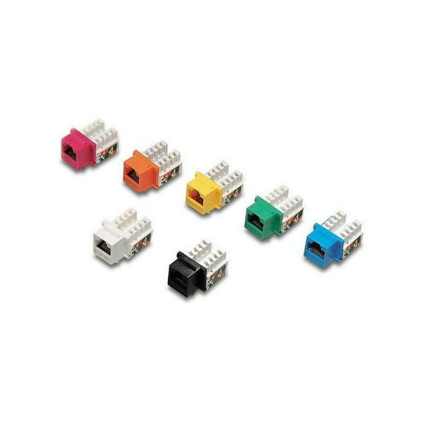 Blue BattleBorn 50-Pack LOT of Cat5/Cat5e Keystone Jacks 110 Punch Type Blue BattleBorn 50-Pack LOT of Cat5/Cat5e Keystone Jacks 110 Punch Type